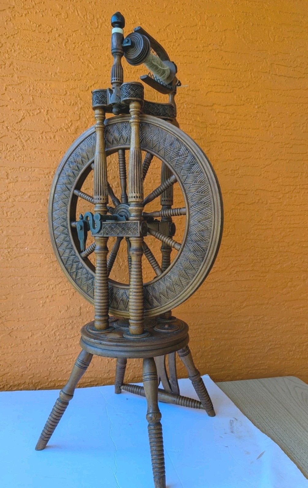 Restoring a rare Arts and Crafts spinning wheel