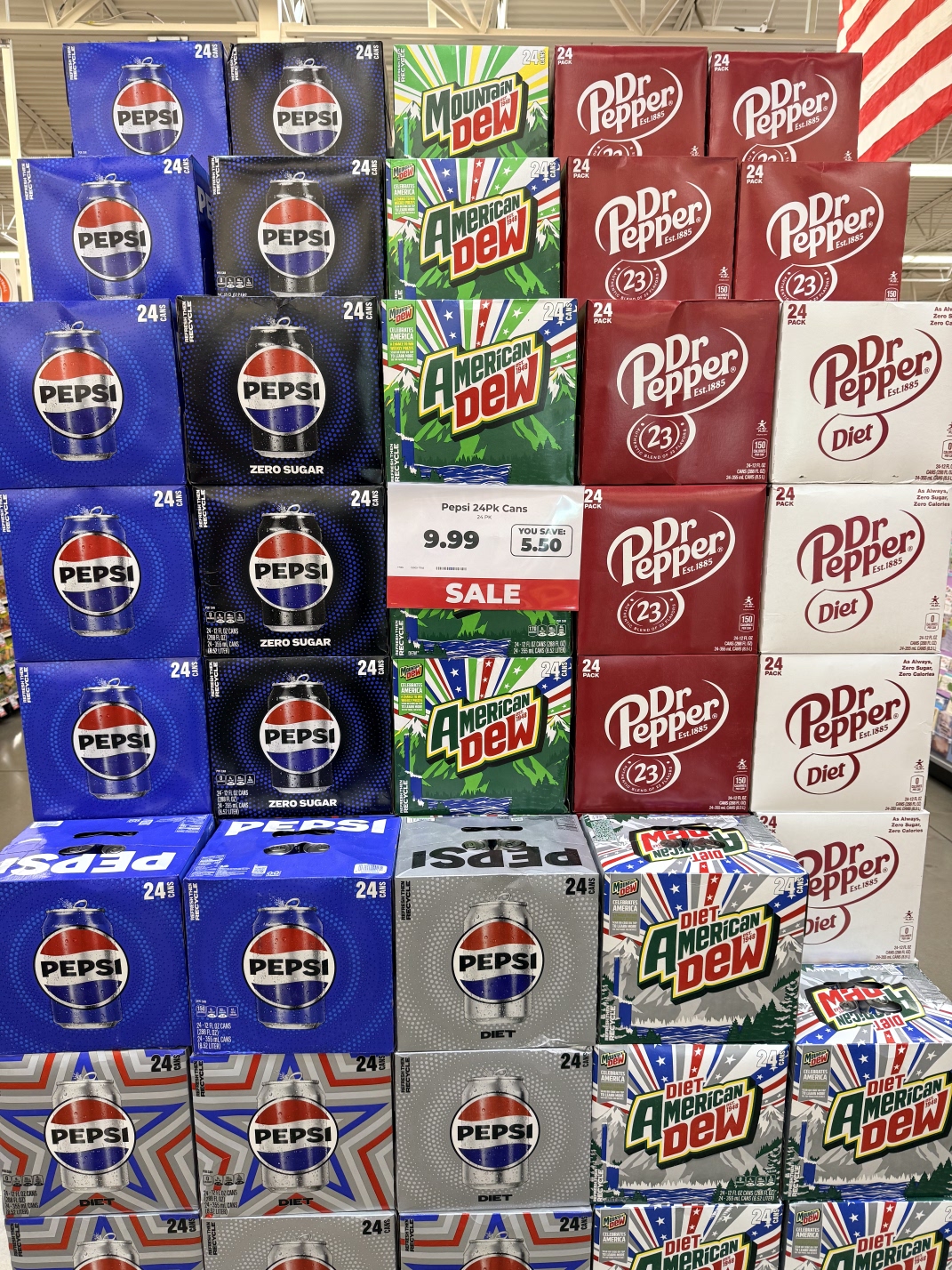 🚨 HOT DEAL 🚨 Pepsi Products 24pks $9.99 each! No limit! While