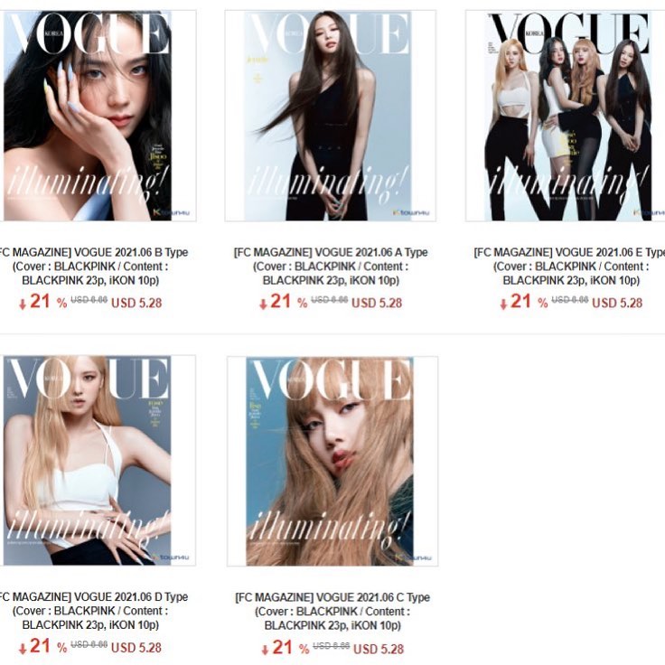 Sassy Sappy PH - BLACKPINK VOGUE JUNE 2021 PH GO / PRE ORDER - normal ...