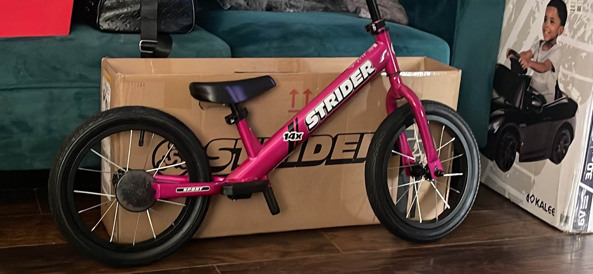Kids Strider 14x Sport Balance Bike With Pedal Kit Strider 14x 