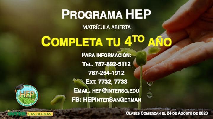 El Programa HEP está en proceso... - Escuela Arturo Lluberas