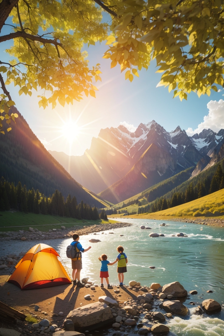 Bosque y Río, Zona de Camping | San Francisco