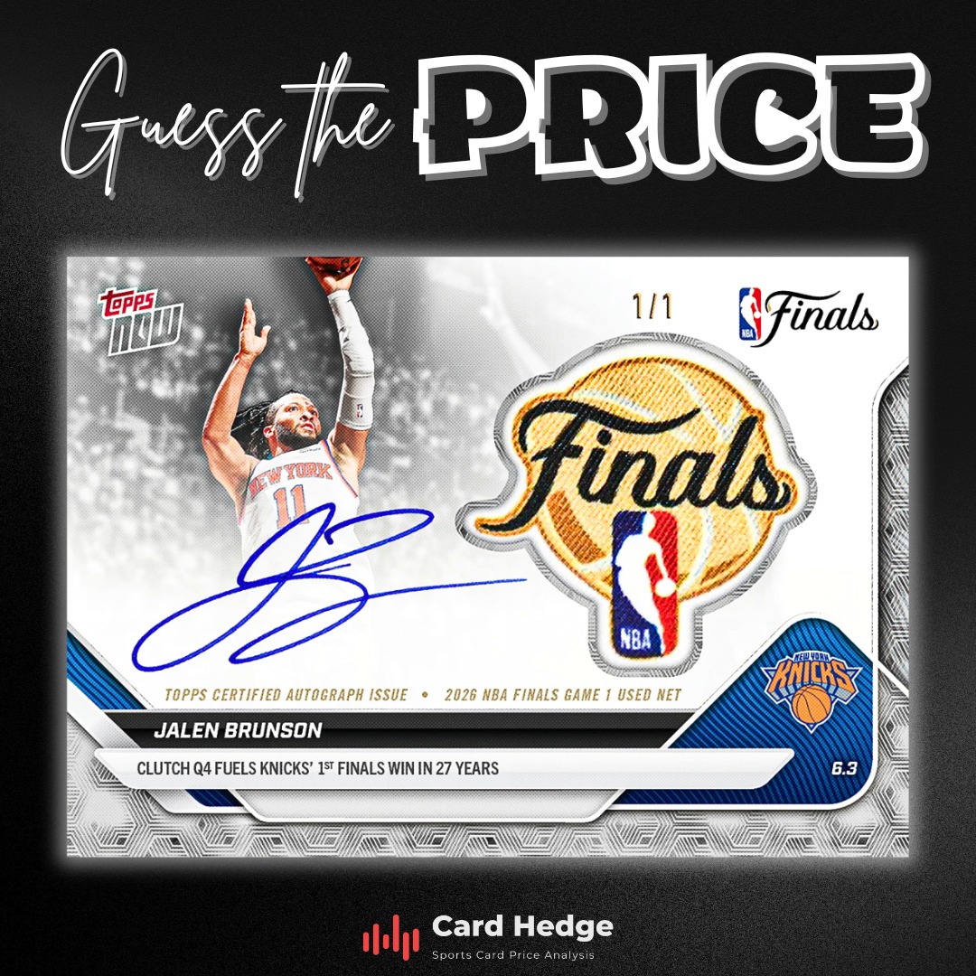 Jalen Brunson 2026 NBA Finals MVP cards are available now from