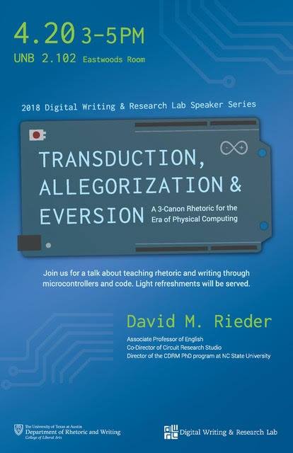 Dr. David Rieder at the DWRL... - UT Department of English | Facebook