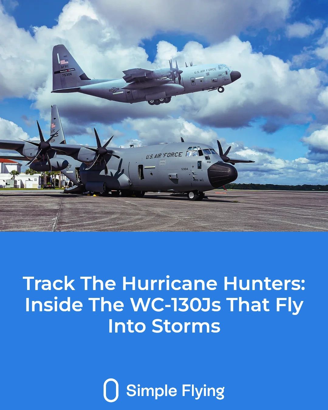 The Hurricane Hunters fly into storms at 10,000 feet under TEAL