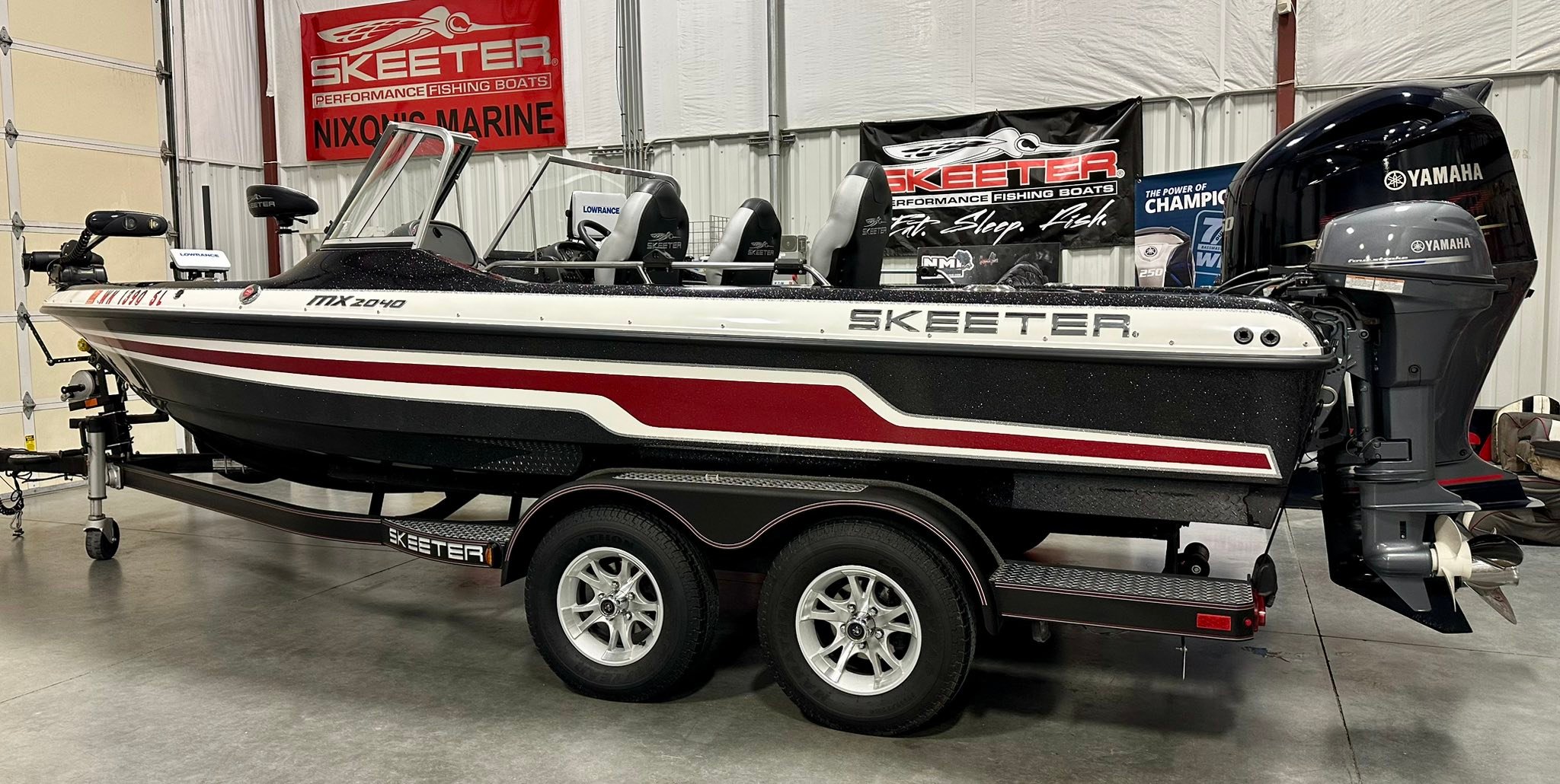 Check out this 2016 Skeeter MX2040!!! 56 Hours on Yamaha 250XA SHO