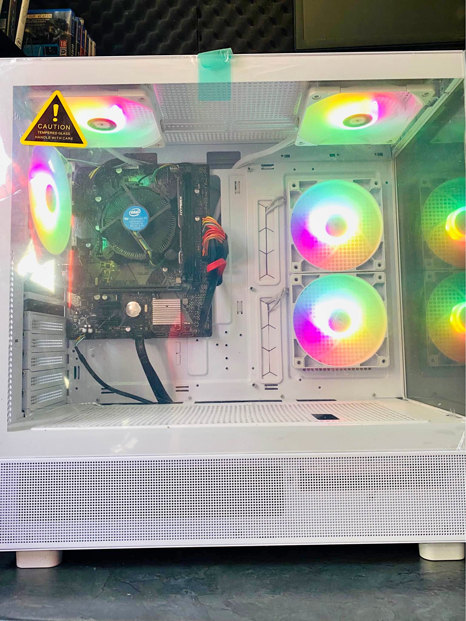White Gaming PC – Clean & Powerful Setup - Desktop Computers - Knysna ...