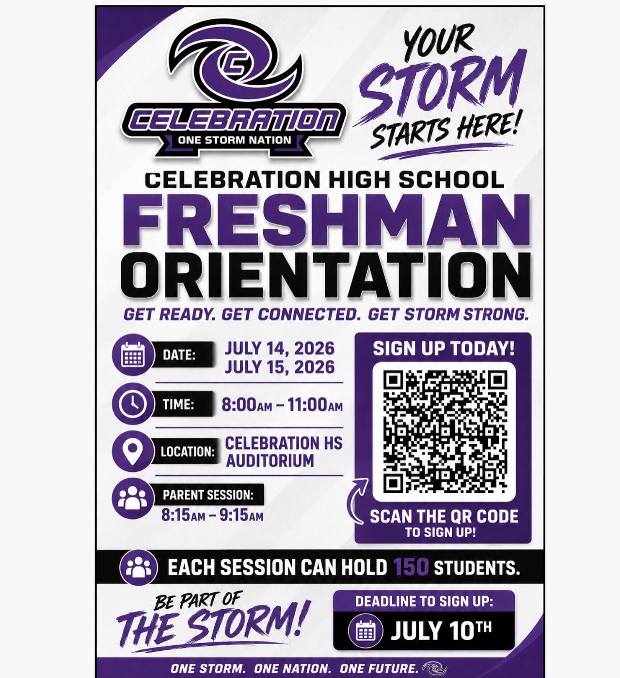 Celebration - Calling all incoming freshman for the Class of 2030 
