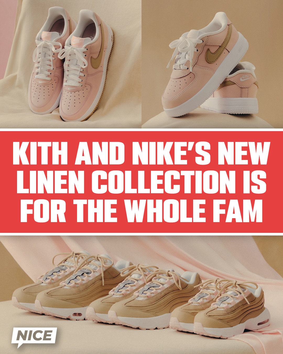 Ronnie Fieg is dropping a new Kith x Nike “Linen Collection