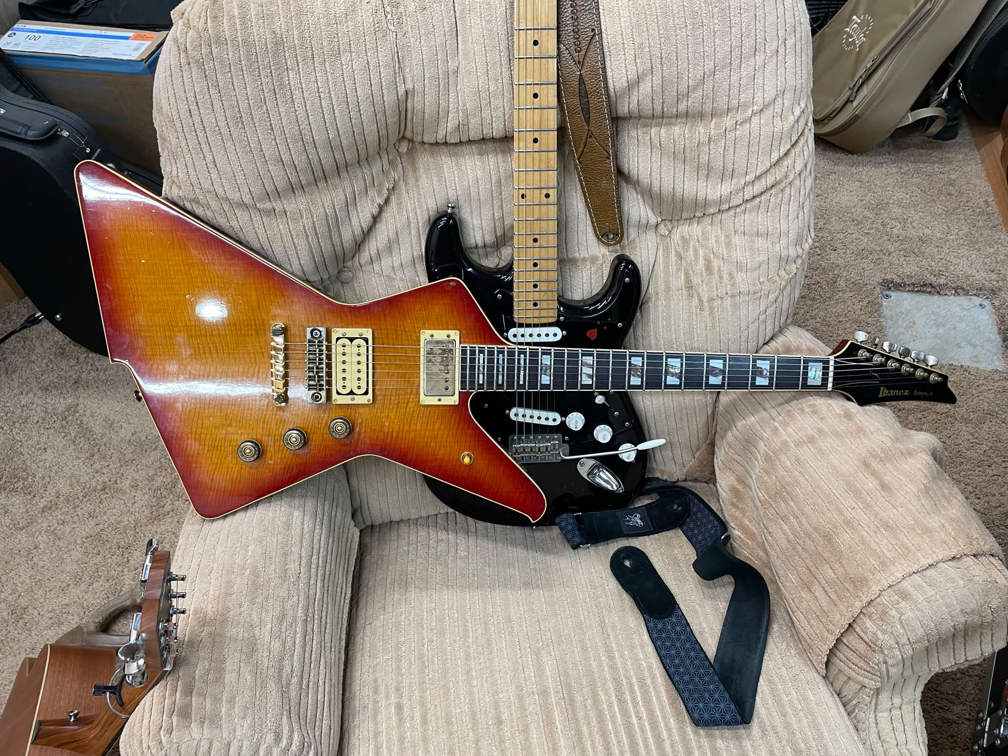 Earliest 1983 Ibanez Destroyer II Dt-555 Fujigen Phil Collen V2