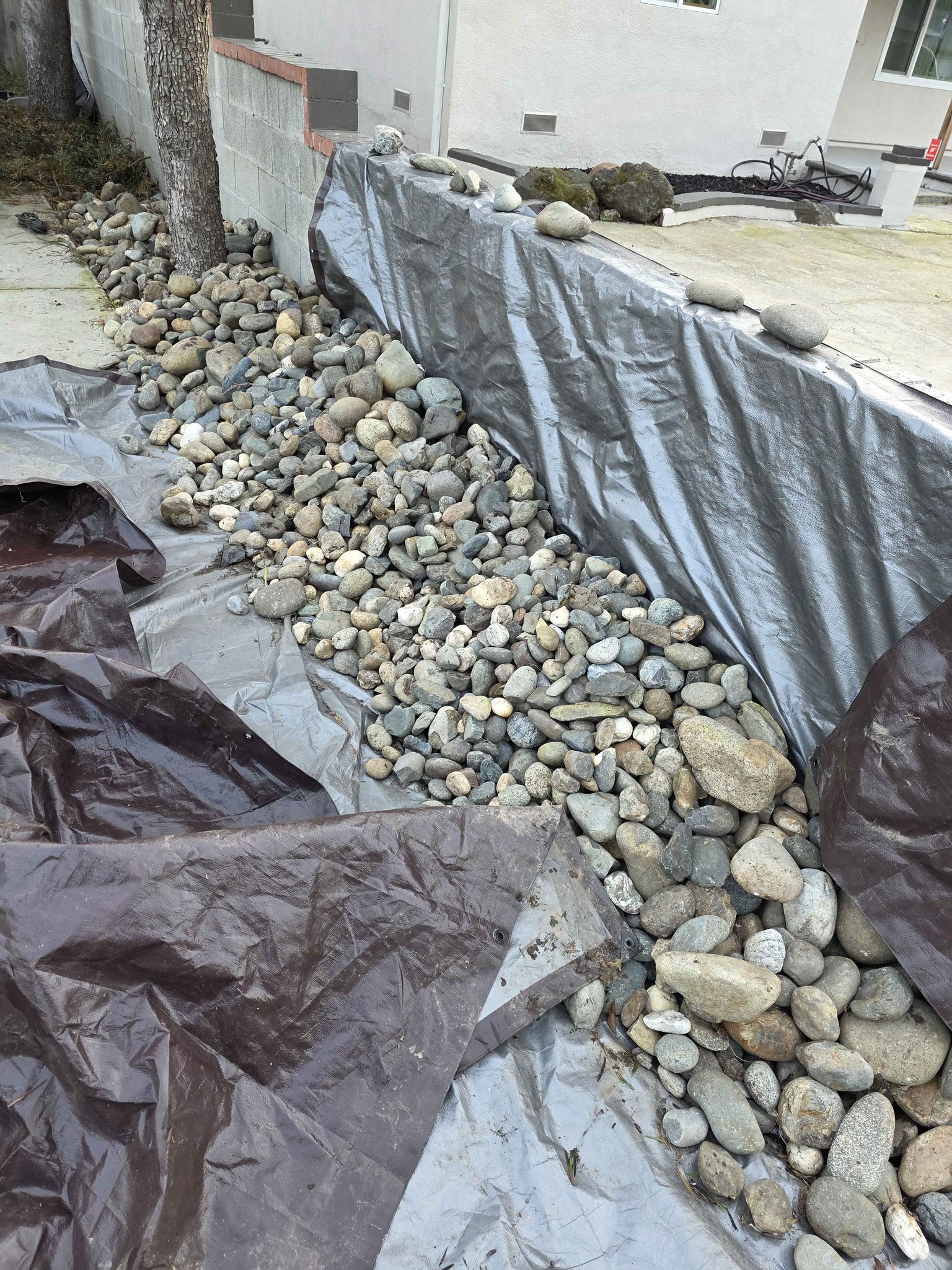 Assorted River Rock - Landscaping Materials - Sacramento, California