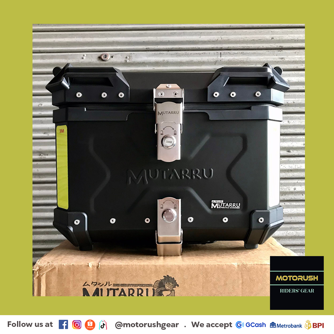 Motorush Gear - New Arrival: Mutarru Alloy Top Box. With...