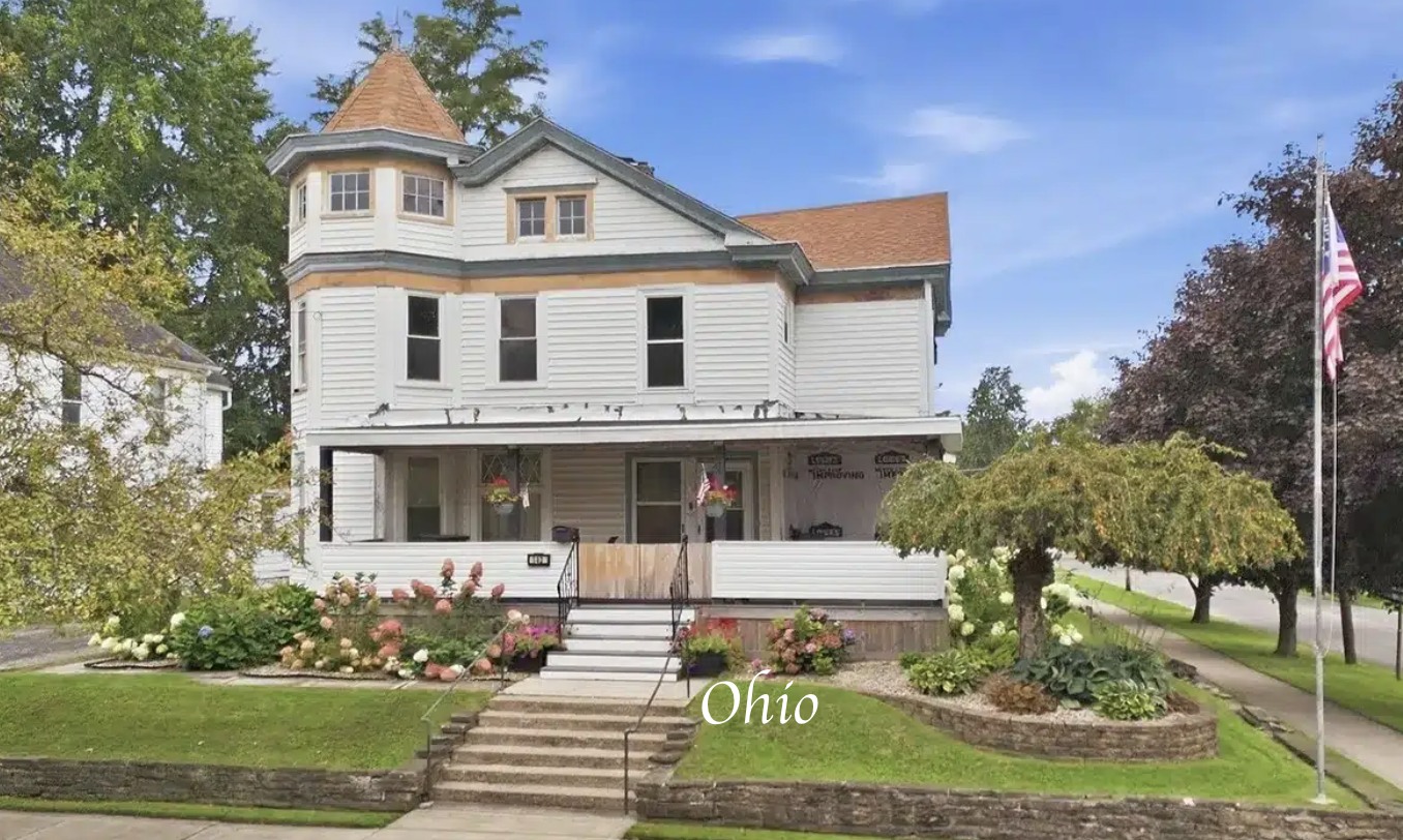 Traditional c.1919 Ohio Multi-Level Property with Finished Attic