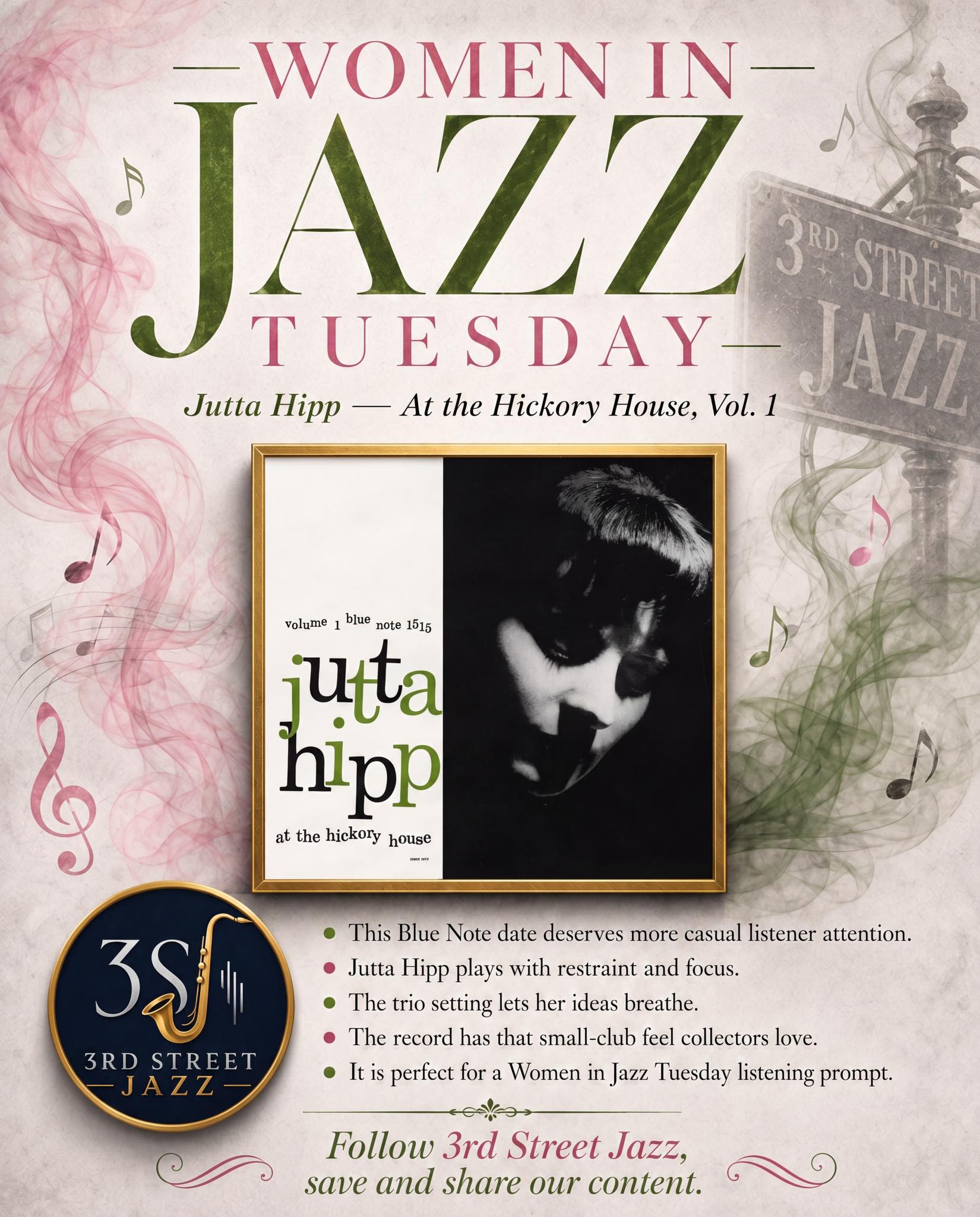 Jutta Hipp “At the Hickory House, Vol. 1” This Blue Note date 