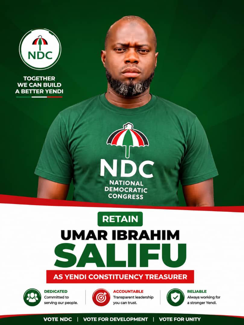 Retain Umar Ibrahim Salifu — Yendi Constituency Treasurer