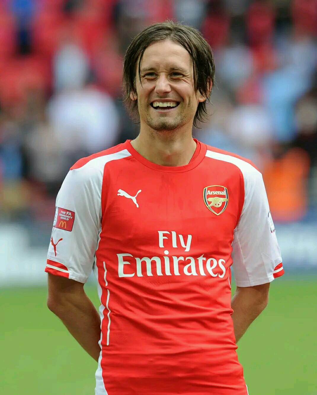 Arsenal 13-14 Away Kit Player Issue #7 ROSICKY
