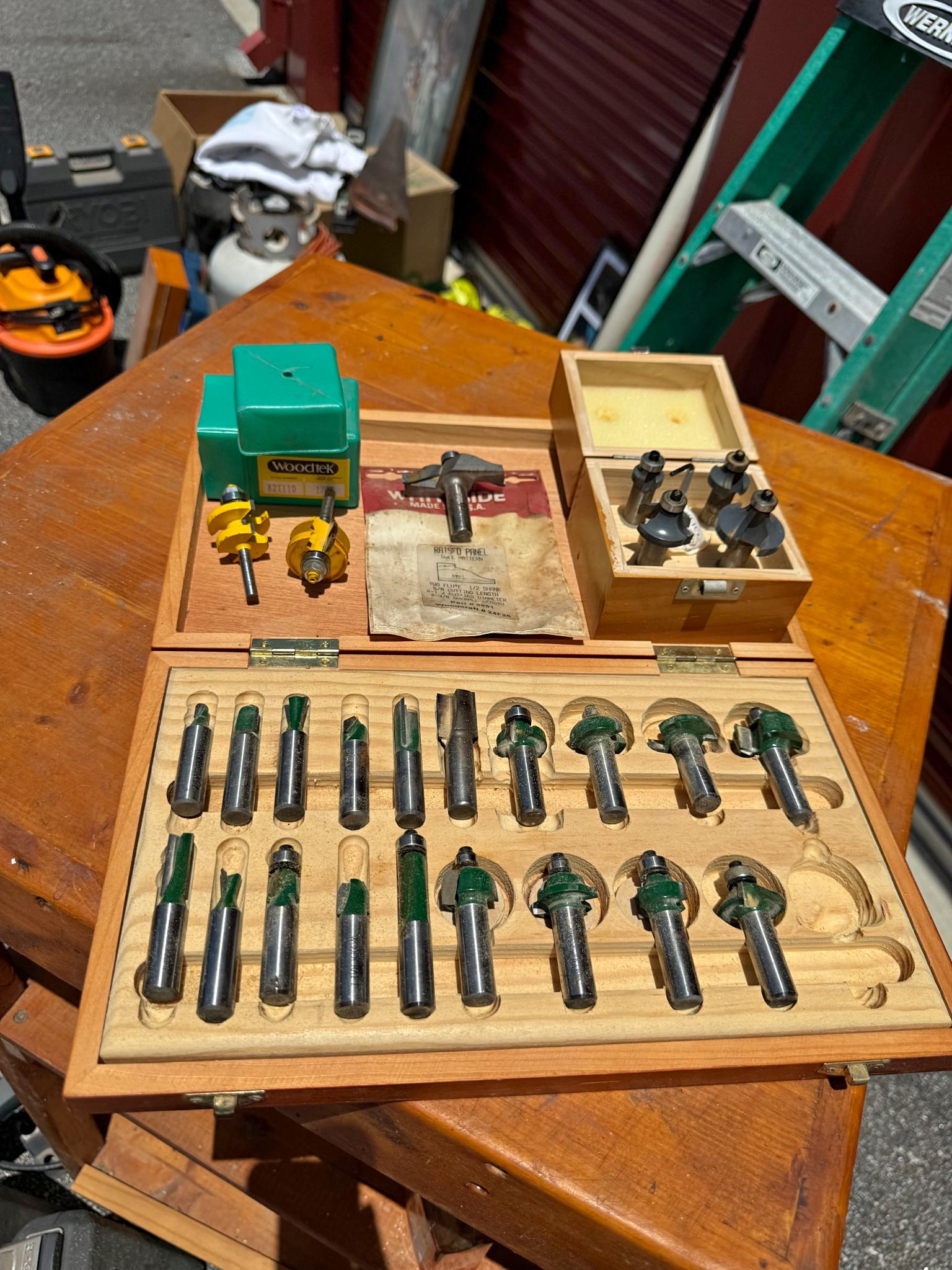 Woodcraft, Woodtek & Whiteside Router Bit Sets – Multiple Complete Sets ...
