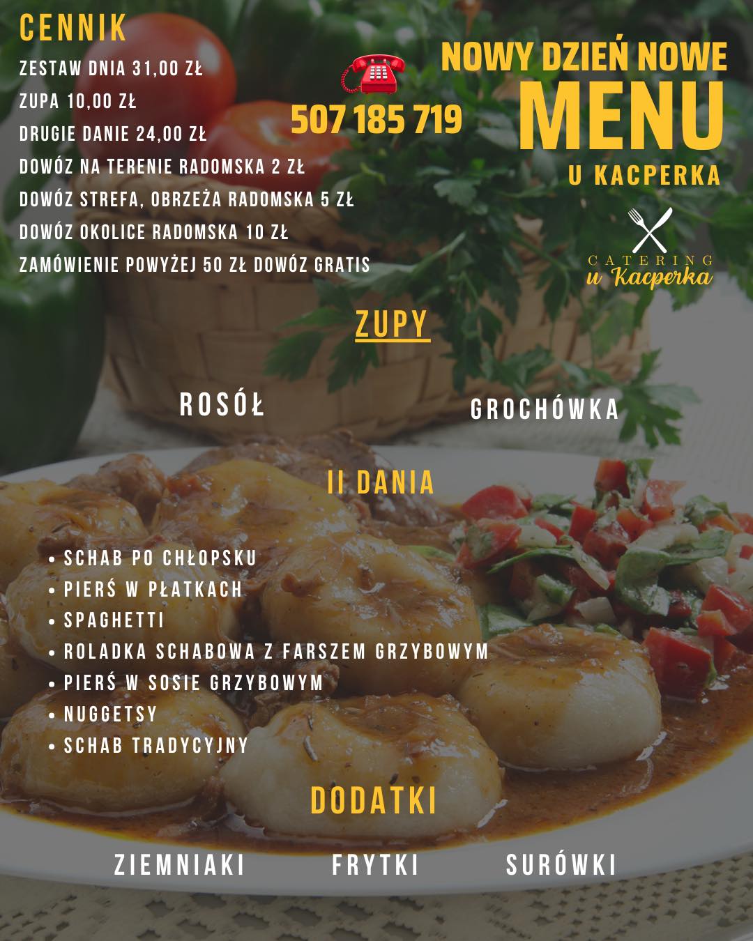 Catering - Wtorek z pysznym domowym obiadem u Kacperka! Zaglądamy do ...