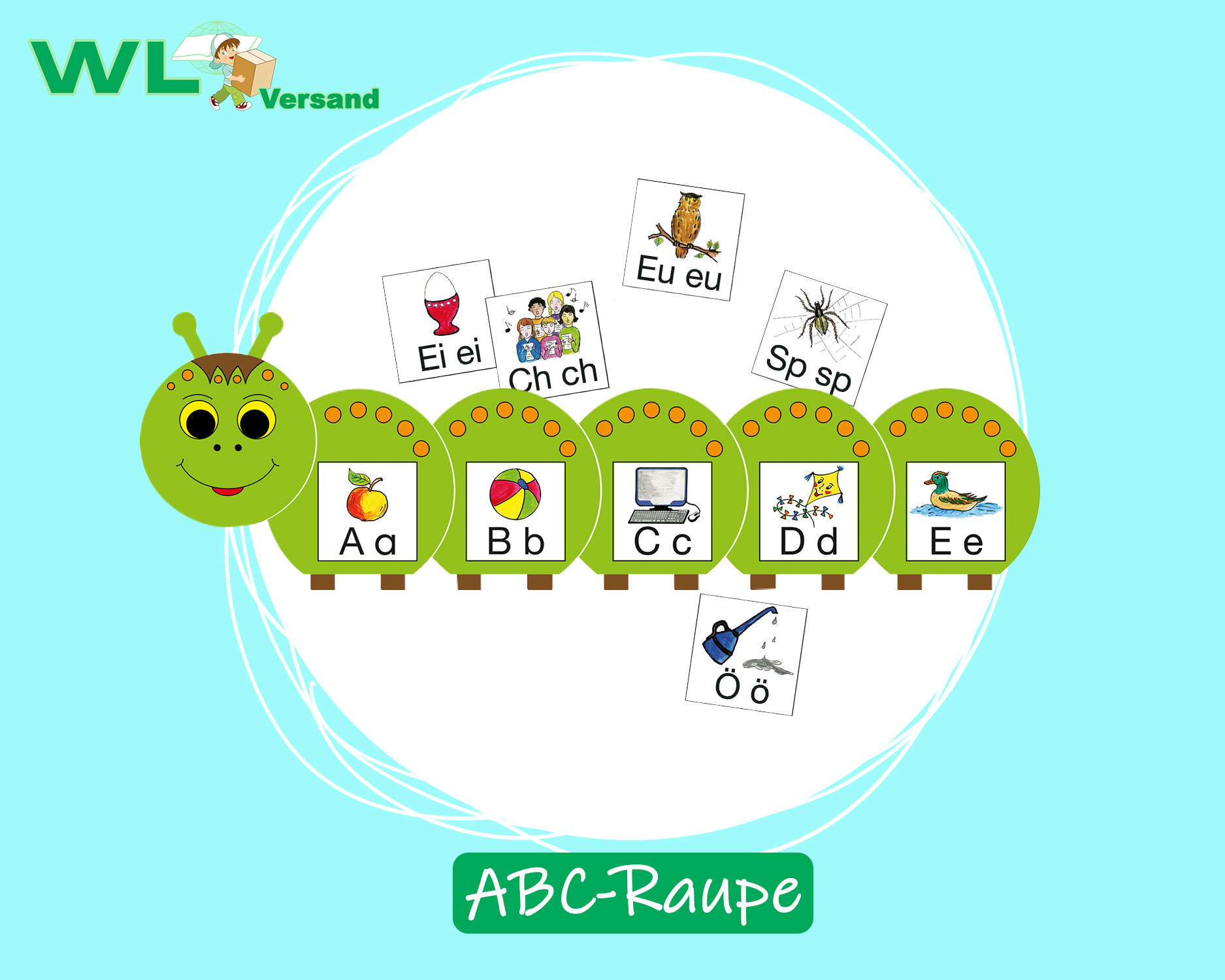 WL Versand - Die ABC-Raupe 🐛 sorgt dafür, dass Eure Kinder...