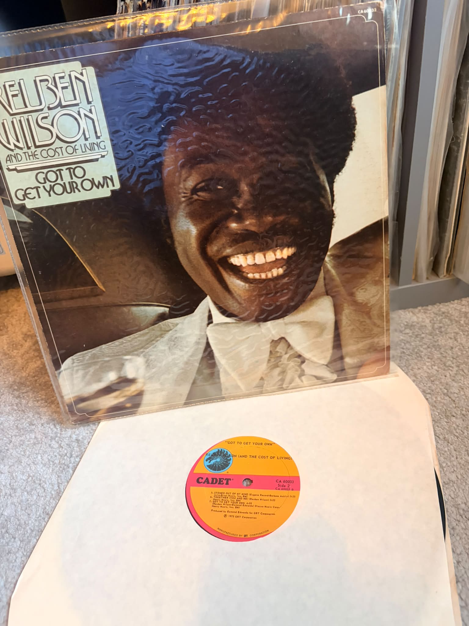 Reuben Wilson's Got to Get Your Own album and 45 record review
