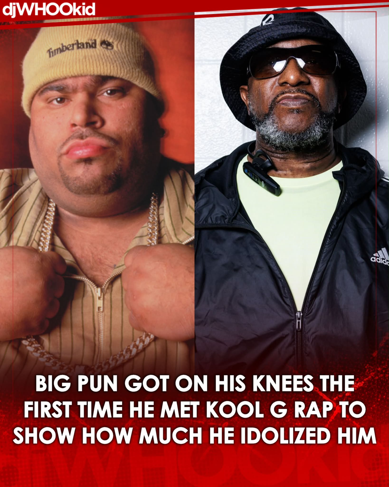 Big Pun literally got down on his knees when he met Kool G Rap