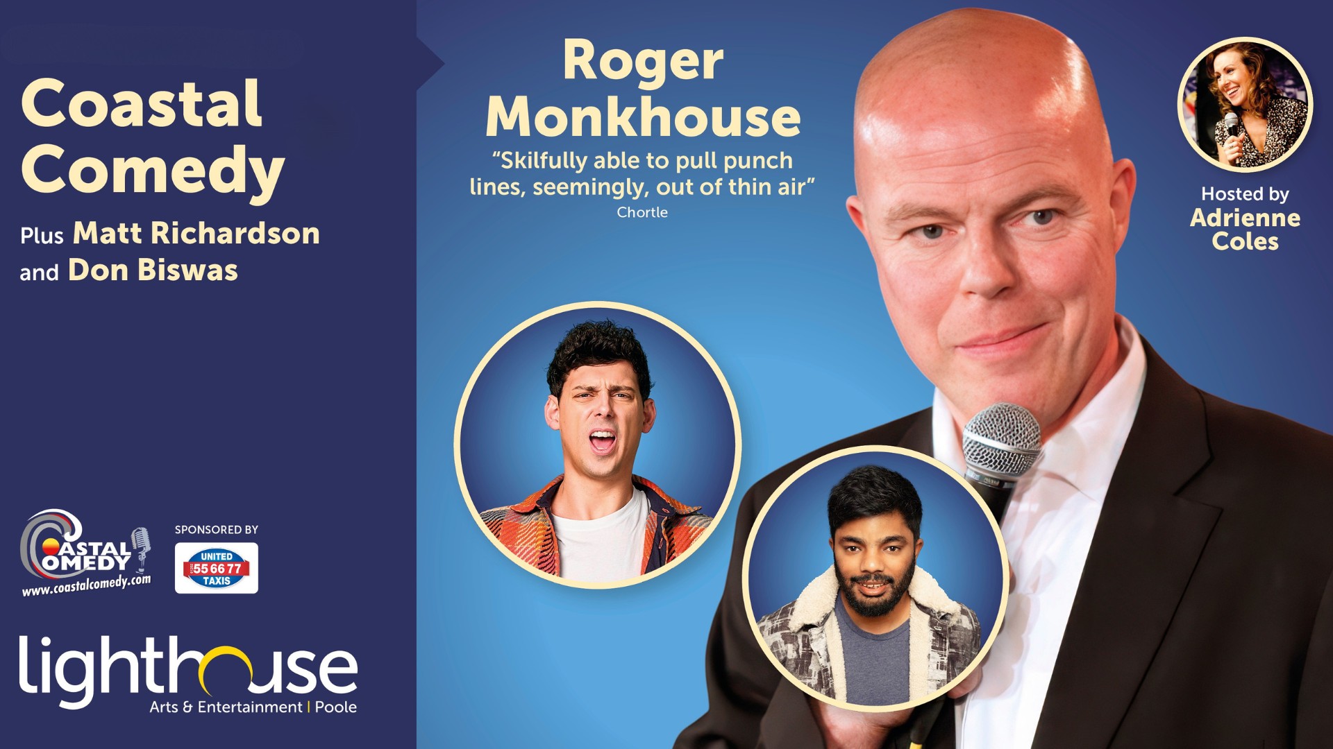 Coastal Comedy: February with Roger Monkhouse