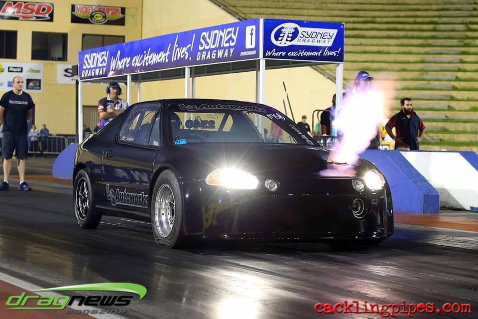 Drag Import News - LS Autoworks B18-powered Del Sol running a PB 8.35 ...