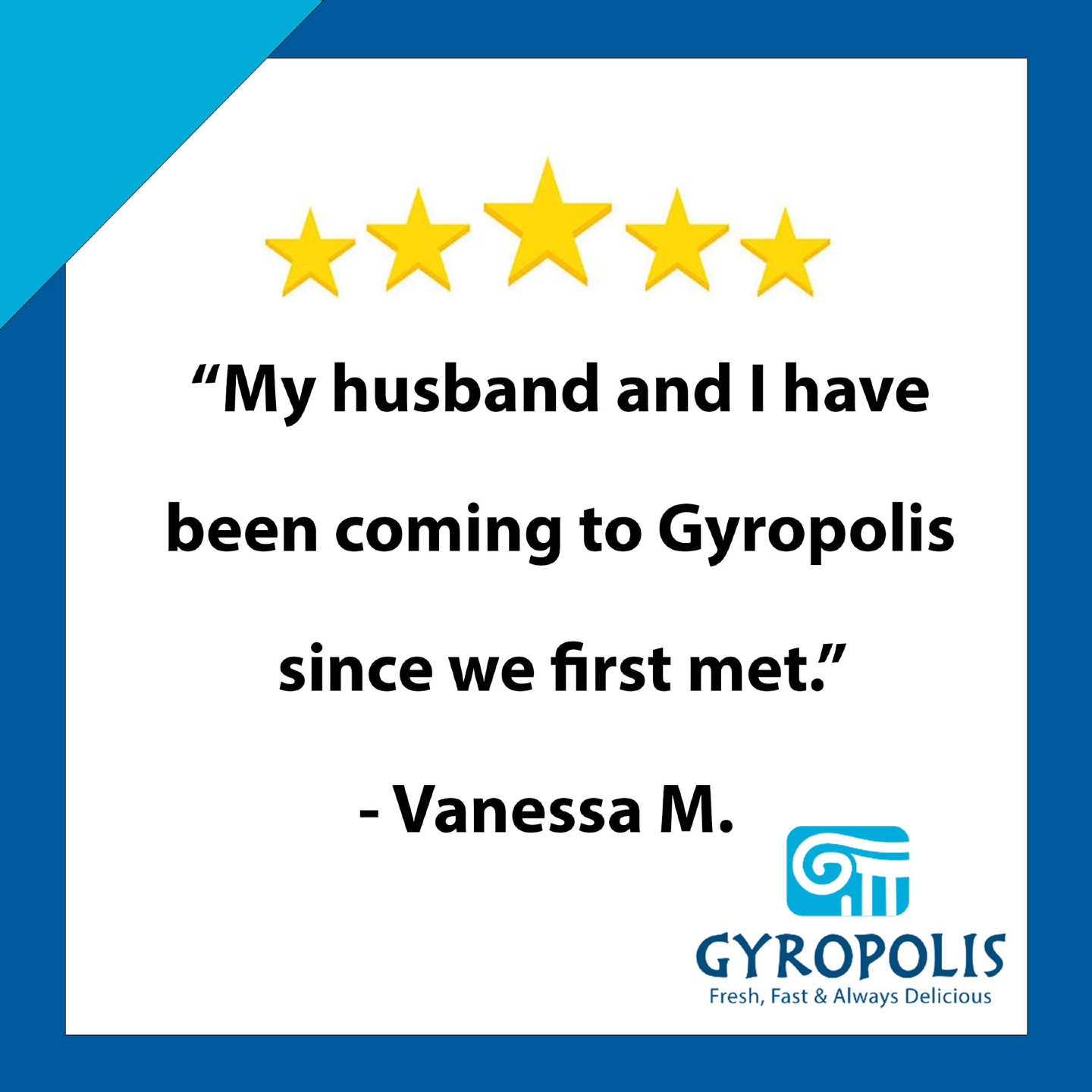Gyropolis - Vanessa, we are SO pumped to be part of your... | Facebook