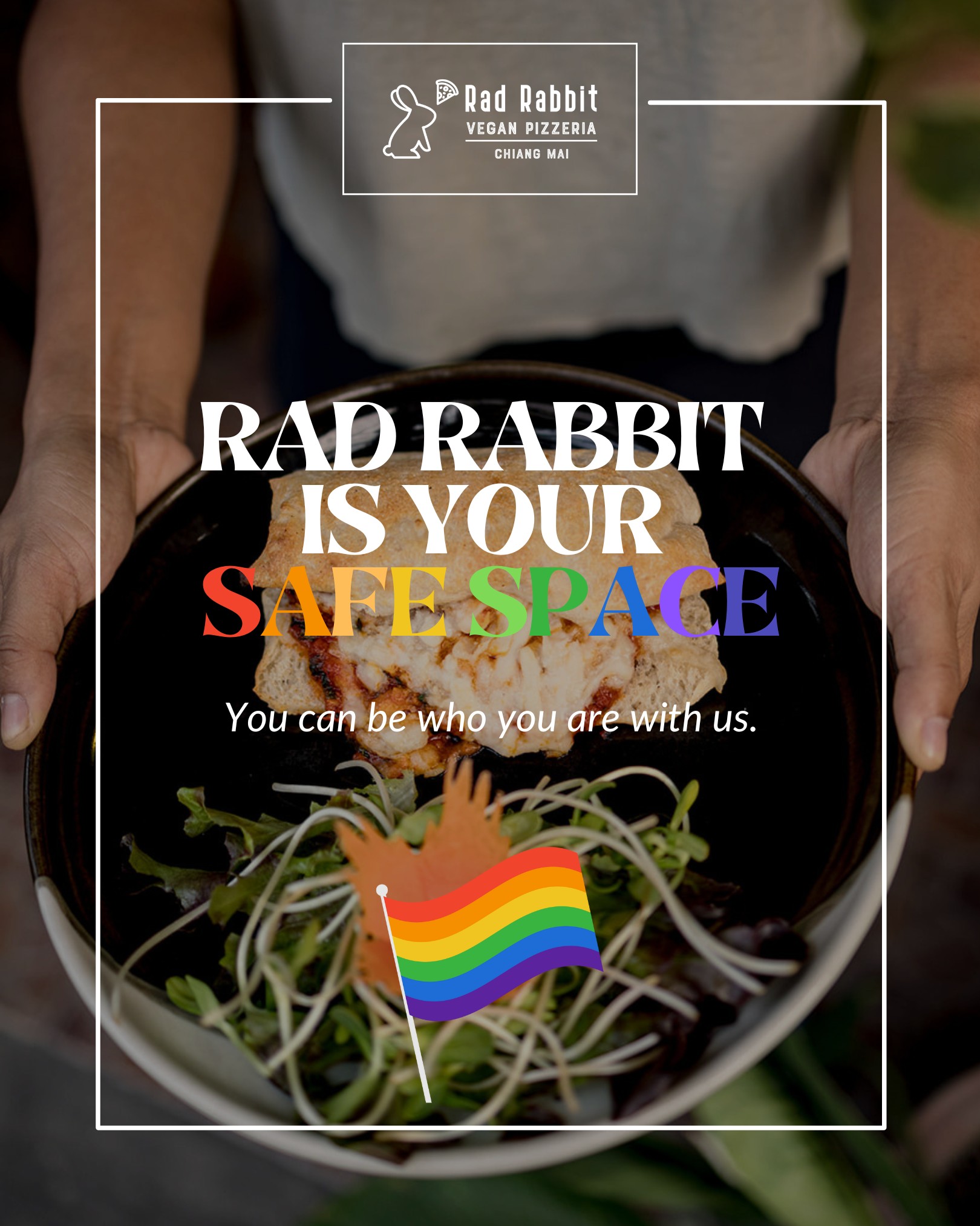 Rad Rabbit Vegan Pizza | Chiang Mai
