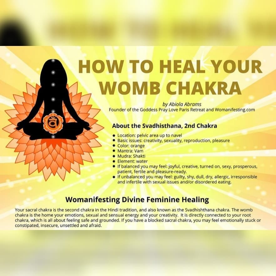 Tarotgirlswwati - HOW TO HEAL YOUR SACRAL CHAKRA TRAUMA:... | Facebook