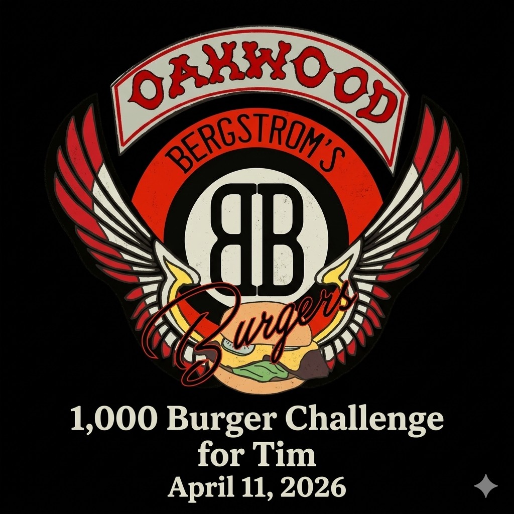 1,000 Burger Challenge for Tim Bergstrom