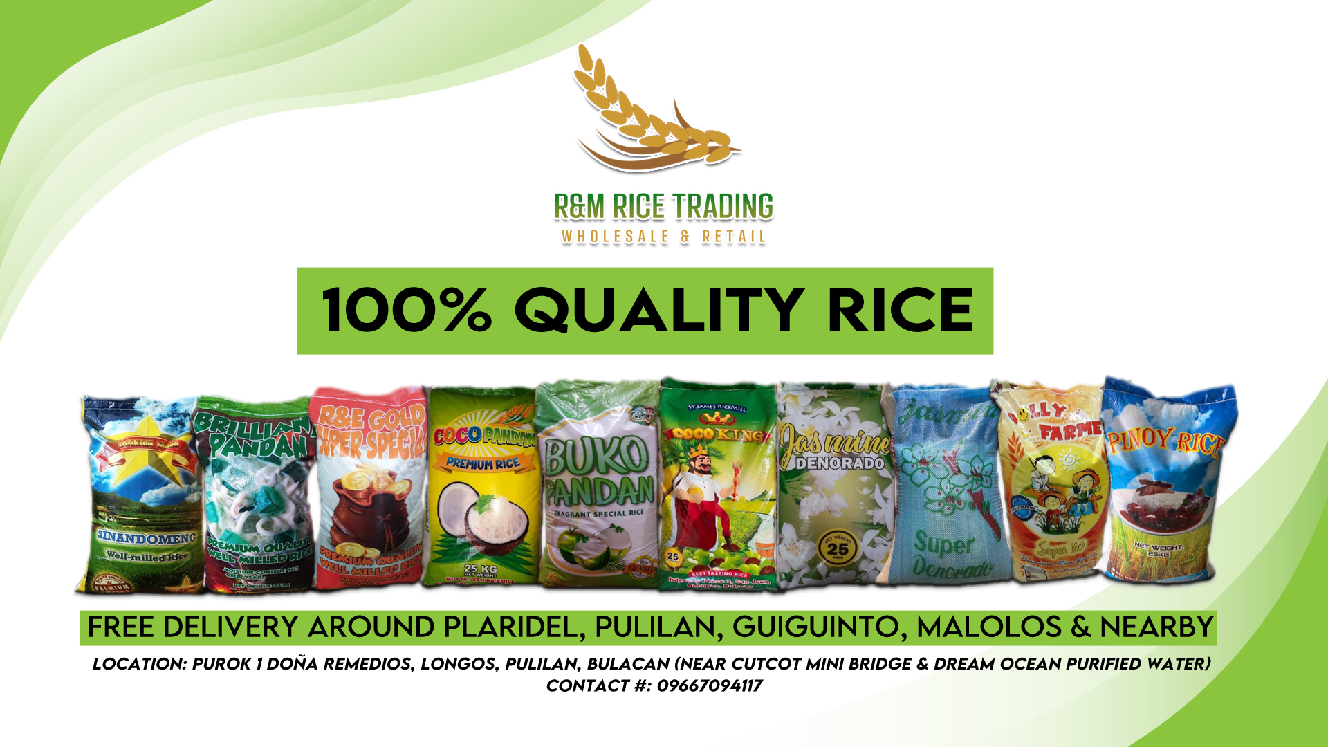 R&M Rice Trading - Wholesale & Retail | Bulacan