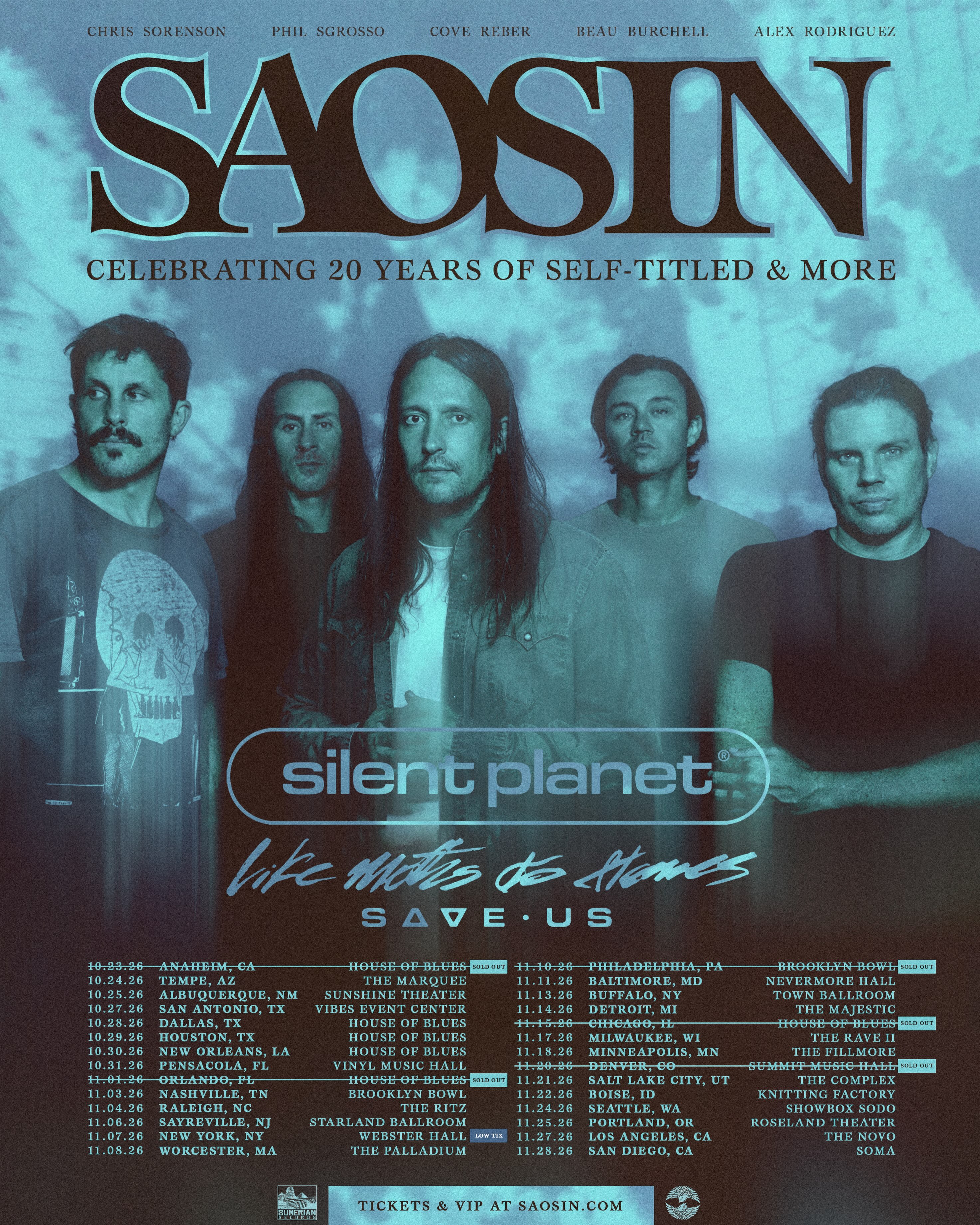 Saosin (@saosin) • Facebook
