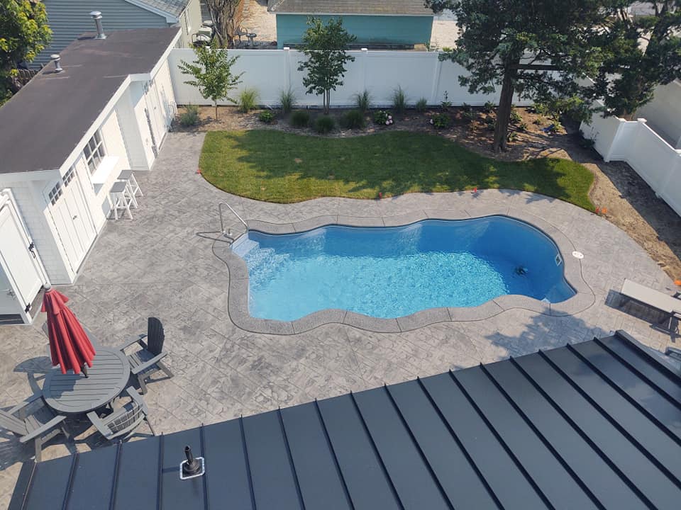 Here is a pool project just completed. We started planning this project ...