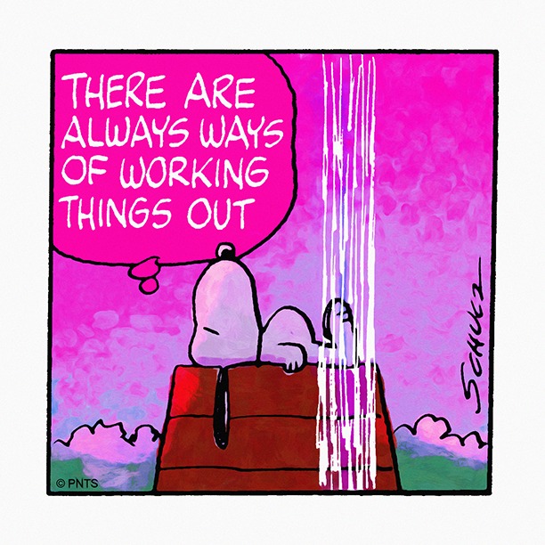 Snoopy - How you turn a bad hair day into a good hair day.