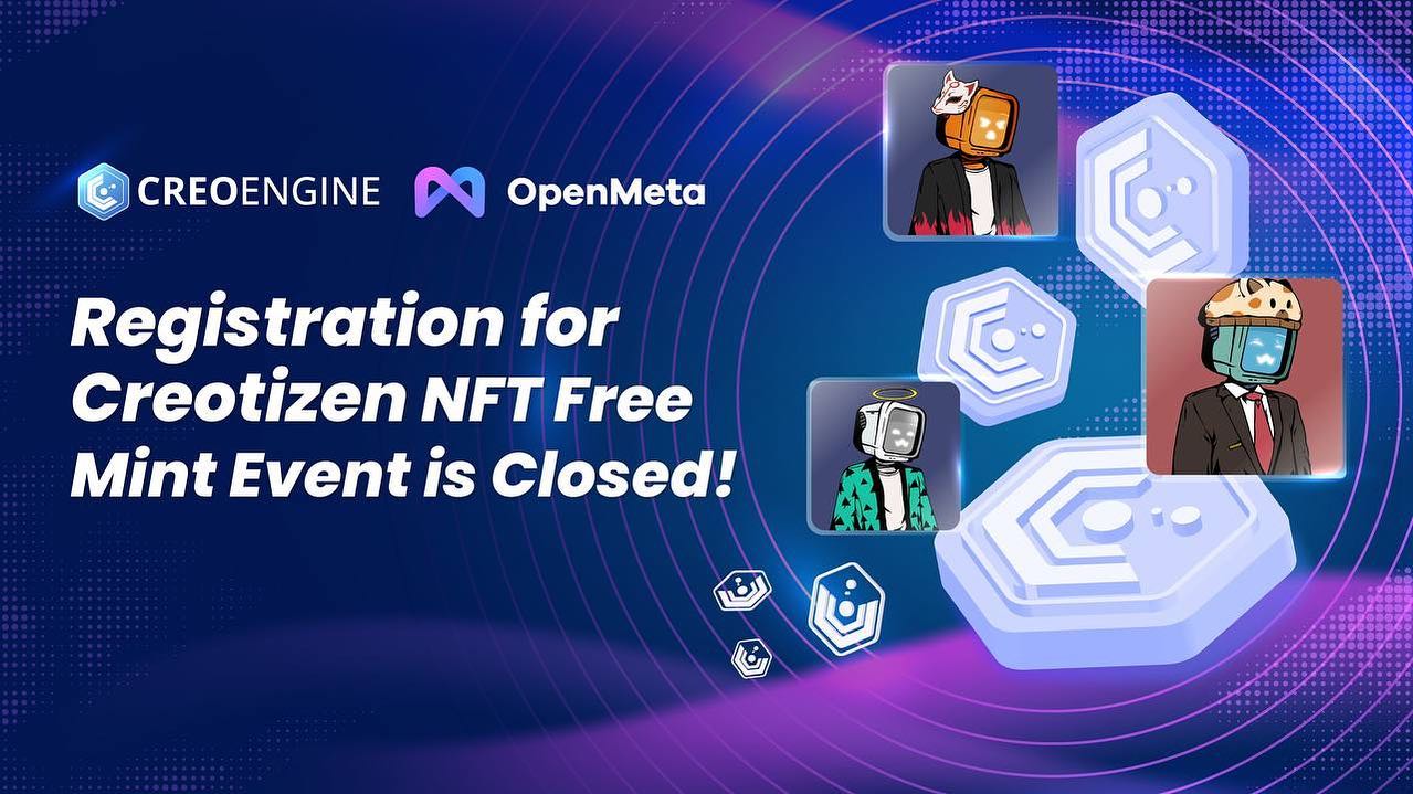 📢 Creotizen NFT Free Mint... - Creo Engine Global | Facebook