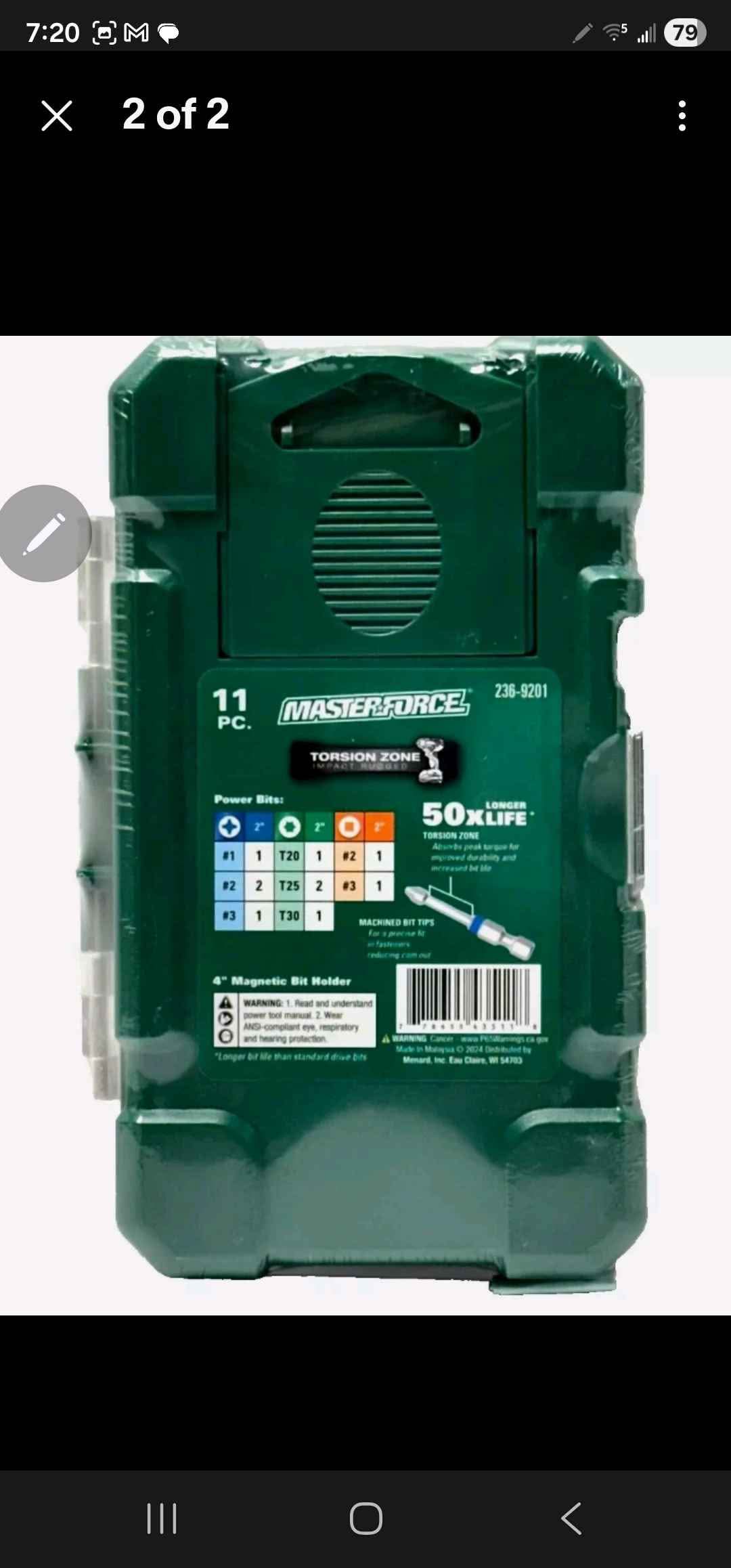 Masterforce Impact Bit sets New - Router Bits - Fort Dodge, Iowa ...