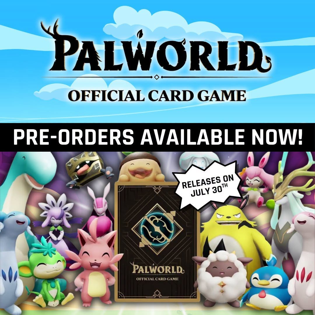 ✨ PALWORLD TCG - RELEASES JULY 30TH! ✨ The Palworld Official
