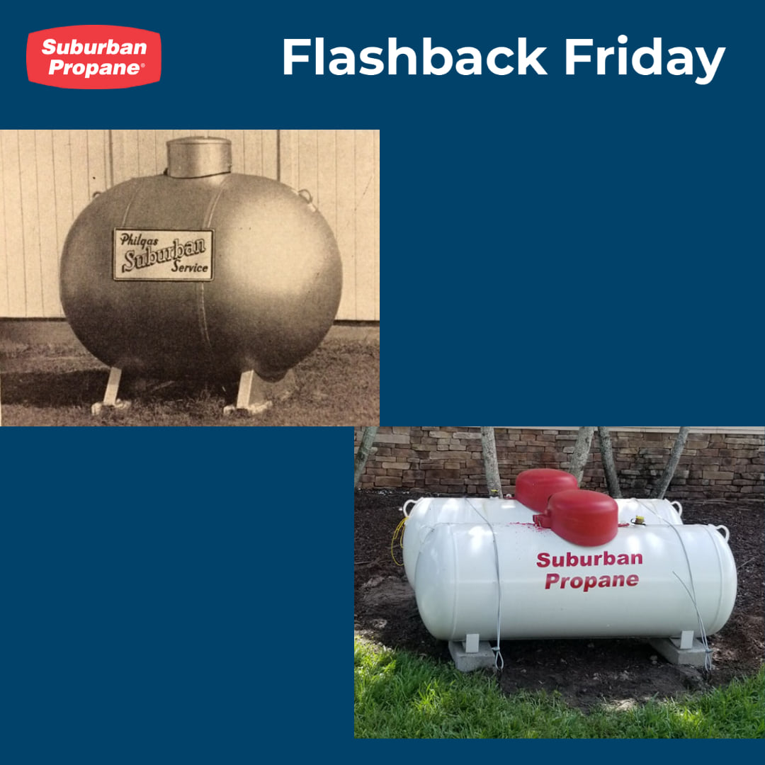 Our smaller commercial tanks are almost... - Suburban Propane