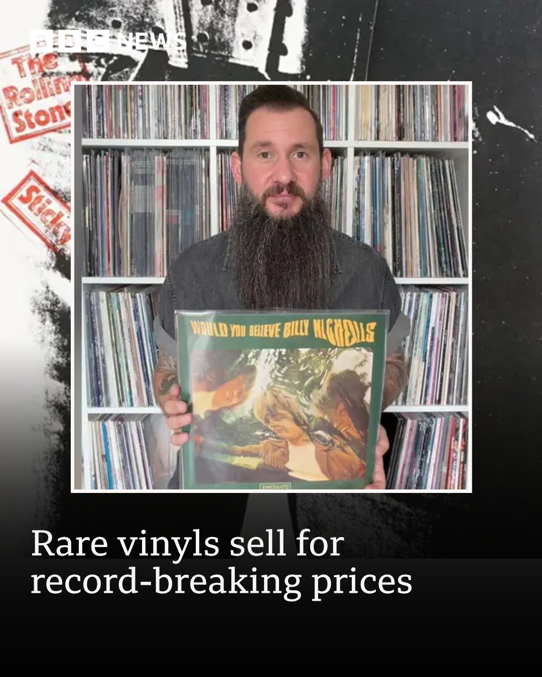 One of the records - Billy Nicholls' Would You Believe - sold for