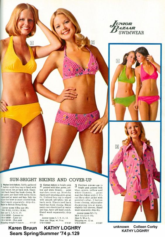 1960s Sears I think just about all my swimwear came from Sears