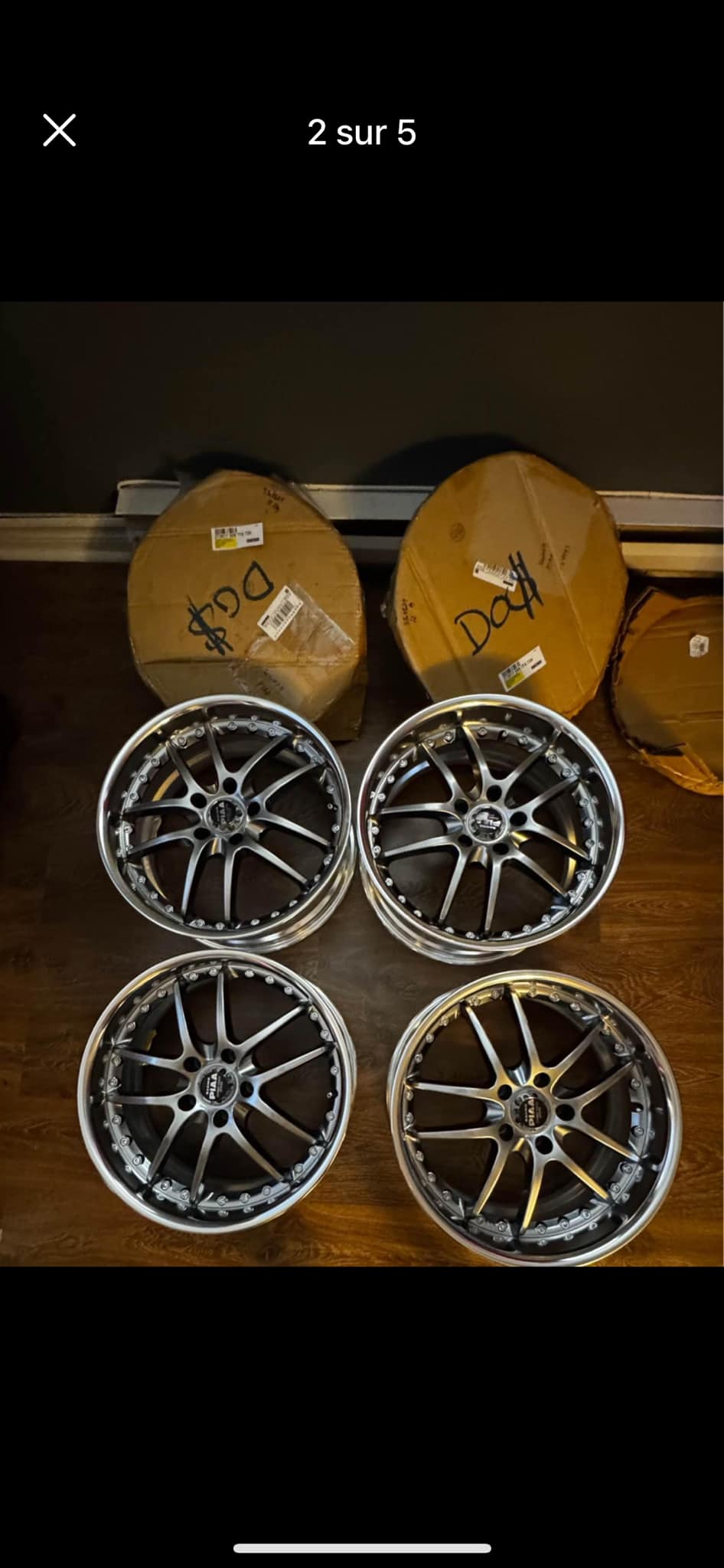 PIAA Super Rozza 18x7.5 wheels in metallic silver