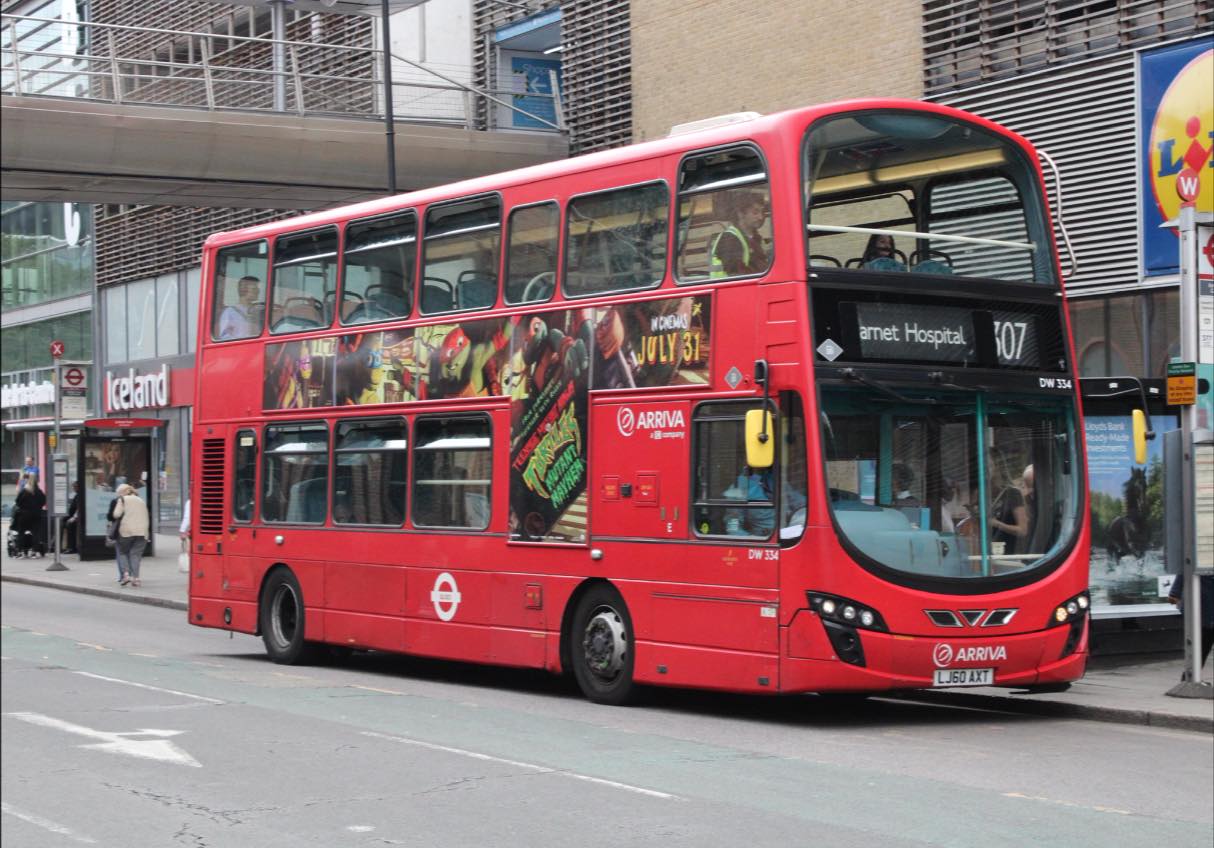 Friends of Buses and Coaches | DW334 seen working rte 307 in Cecil Rd ...