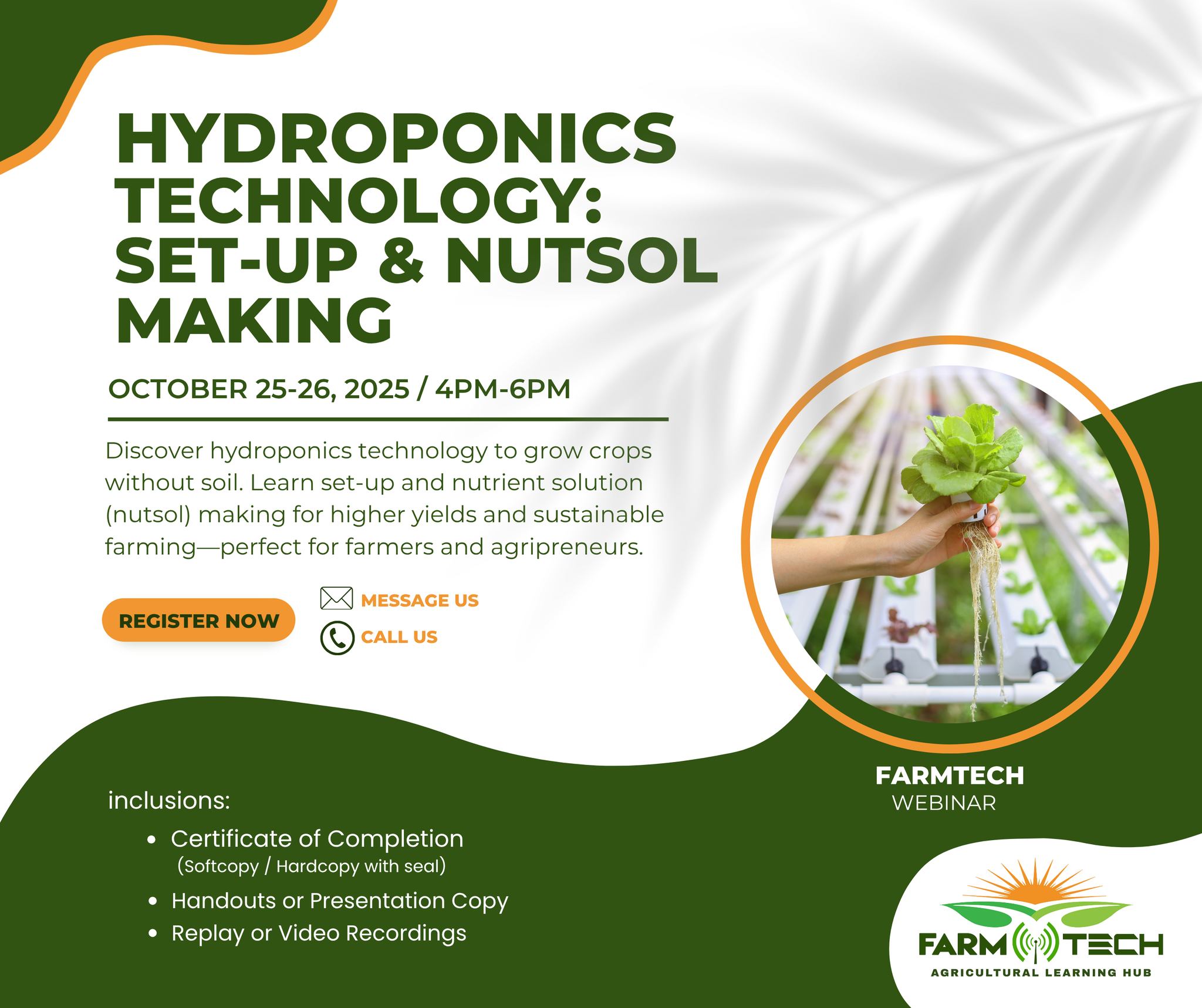Hydroponics Technology: Set-up & Nutsol Making