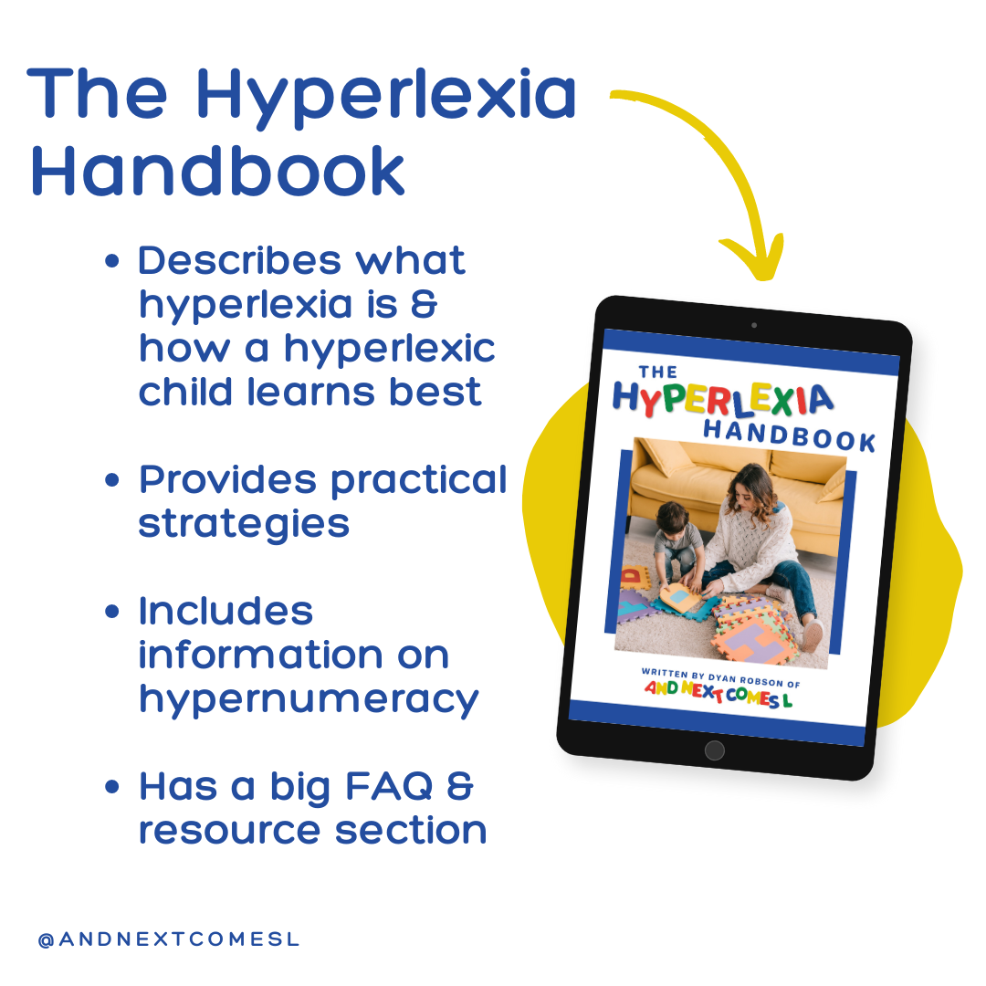 My... - And Next Comes L - Hyperlexia & Autism Resources