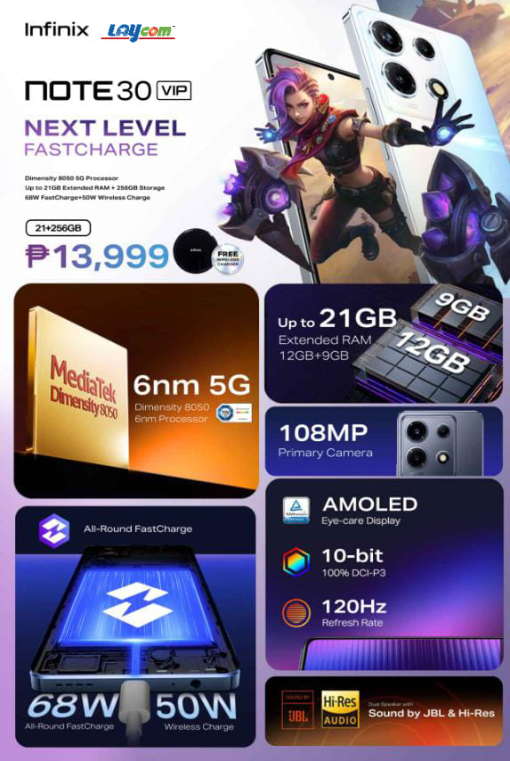 Laycom - Introducing the Infinix Note 30 VIP - the Limited... | Facebook