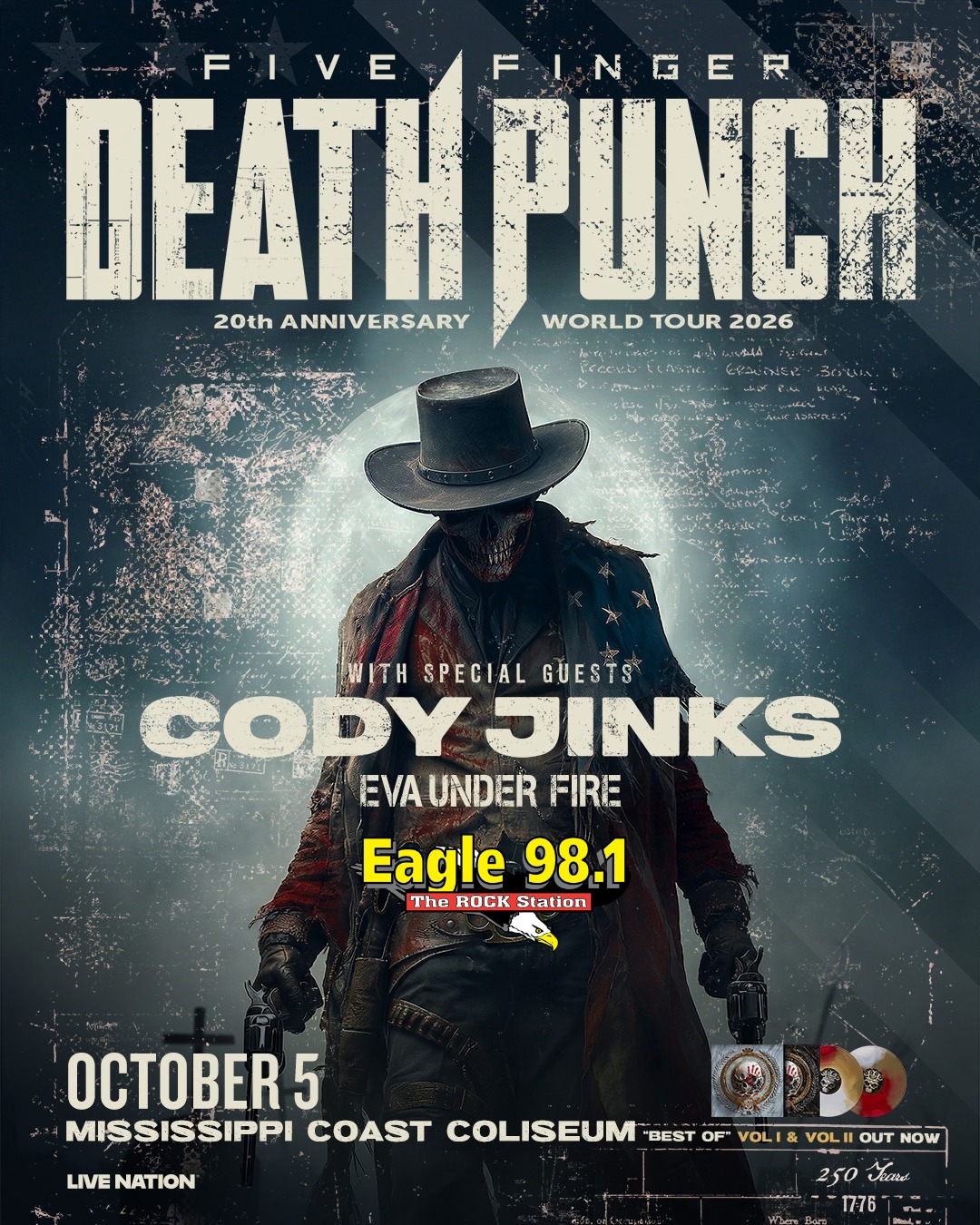 🚨 TICKET GIVEAWAY 🚨 Five Finger Death Punch is taking over the