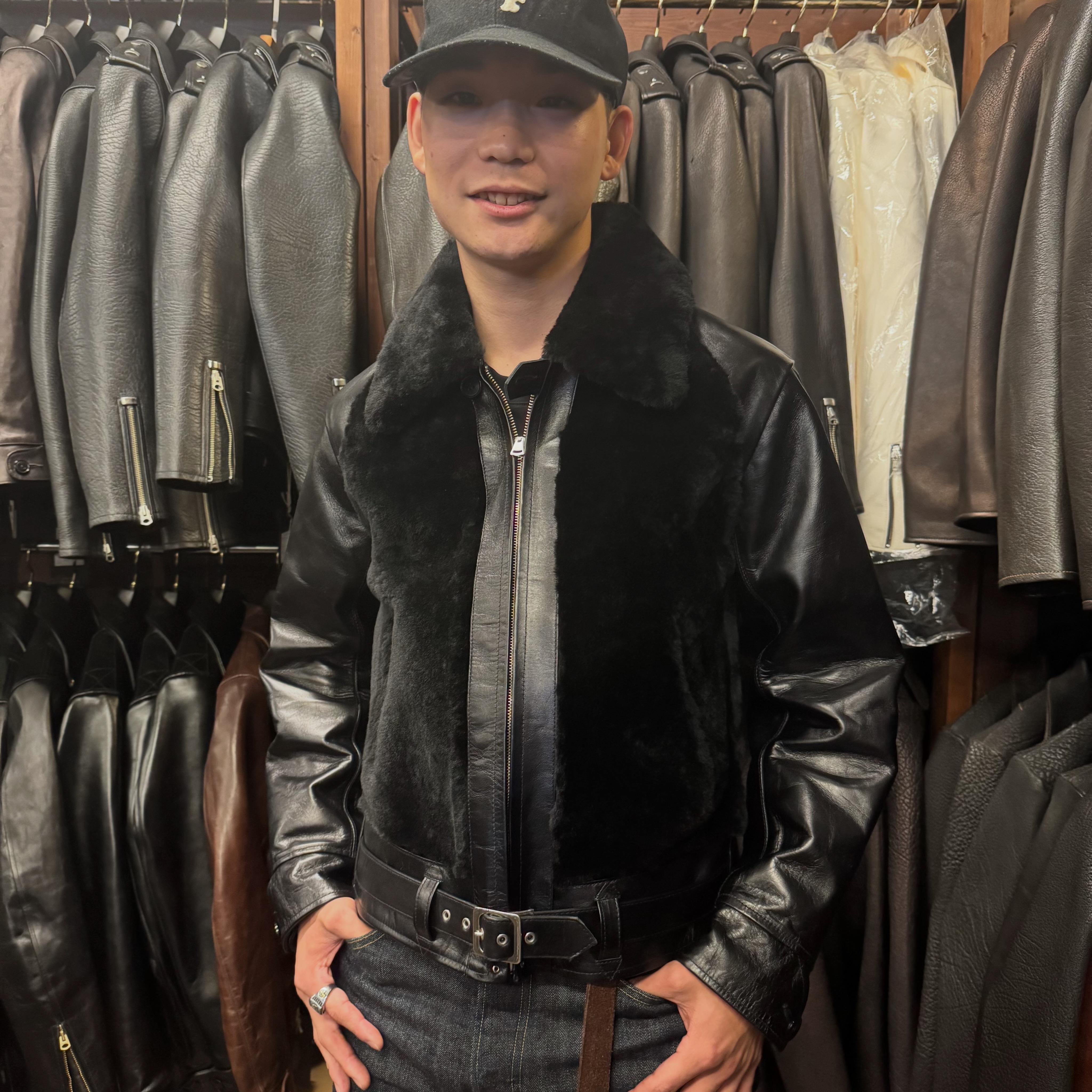 大江洋服店さん、新作のモールスキン、コサックジャケットを引っさげご