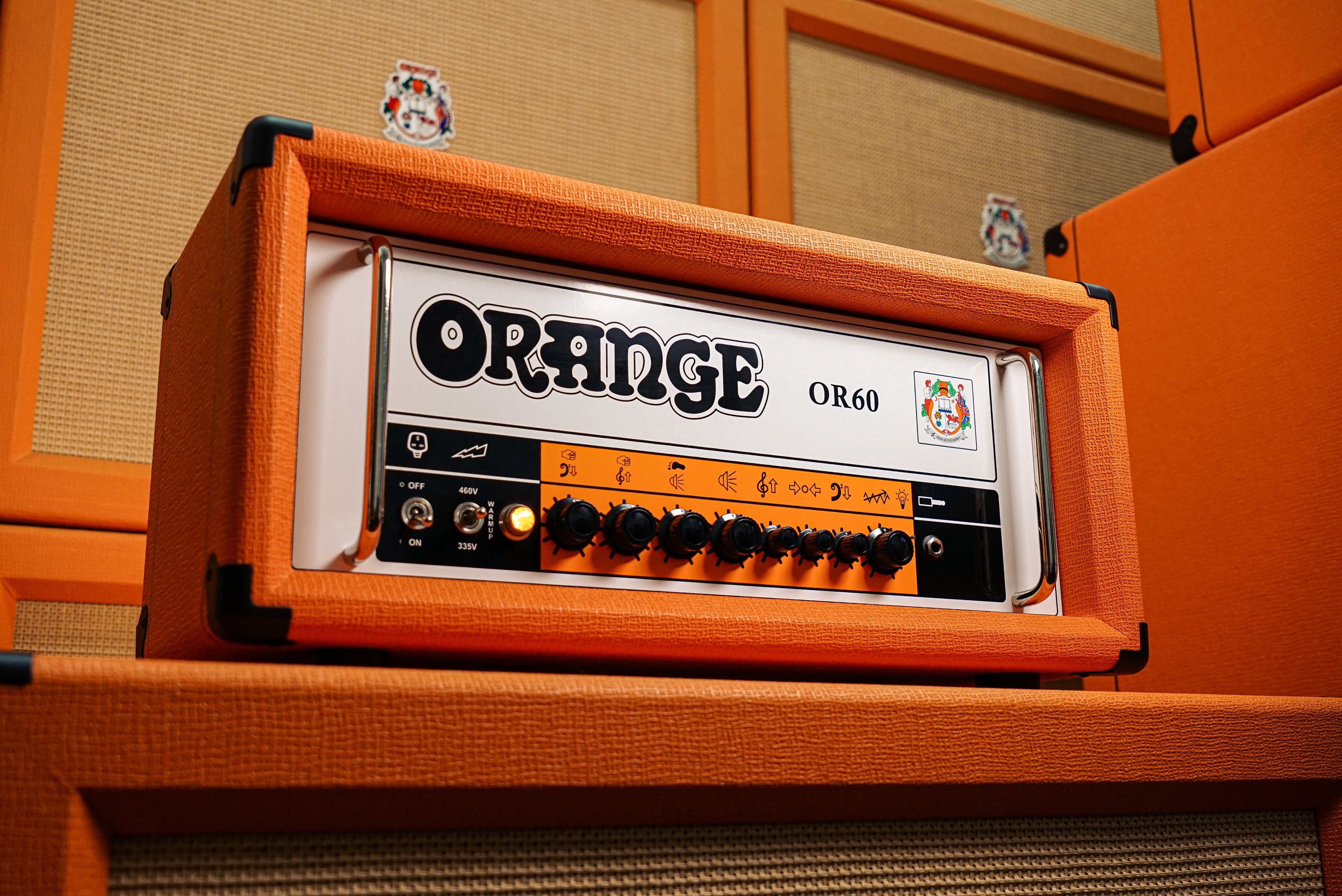 Orange - Boris' Takeshi repping the #BassButler in the studio. www