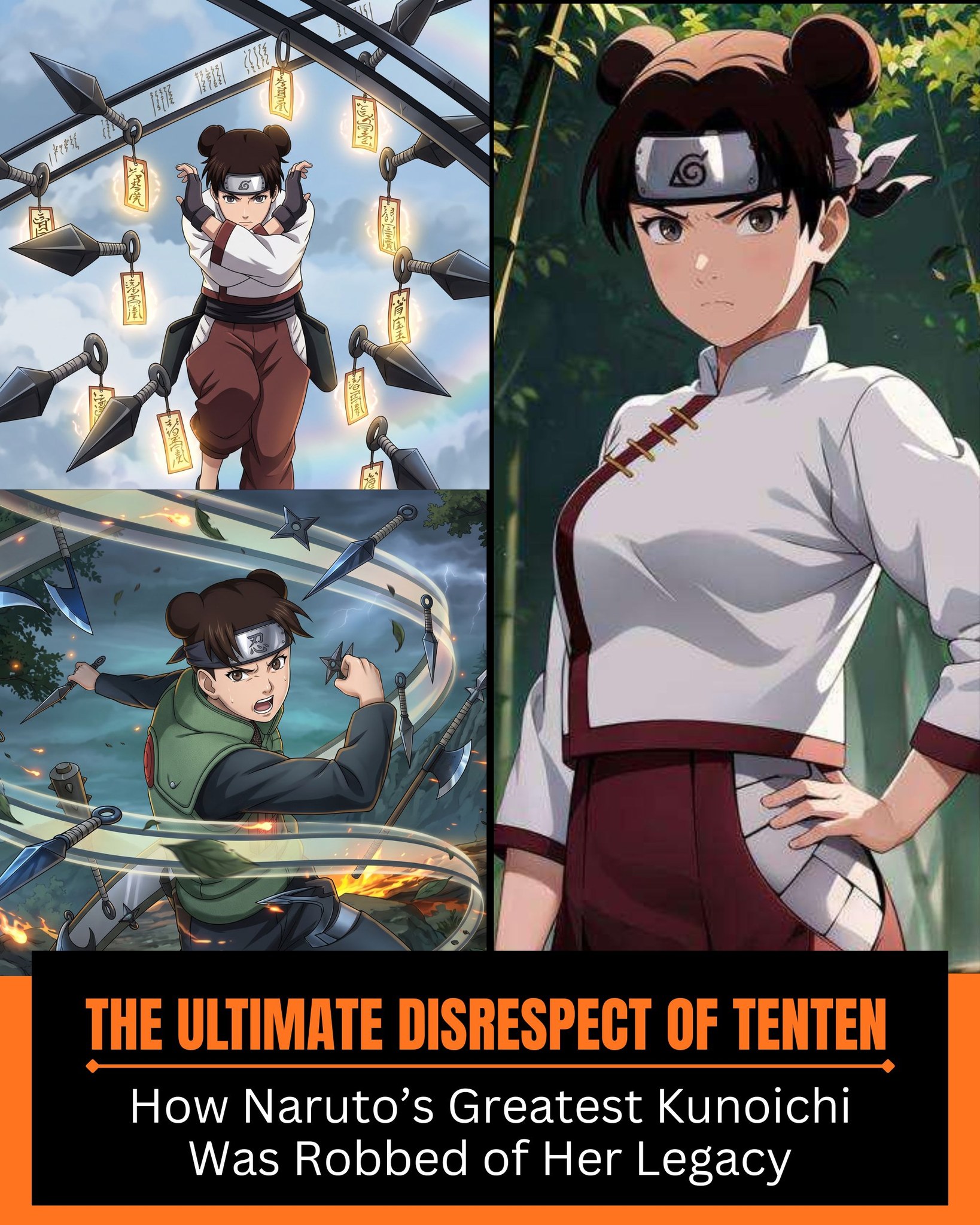 What if Tenten had to face Kin?